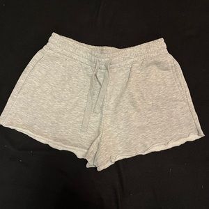 Light gray shorts. Size M. Very comfortable.